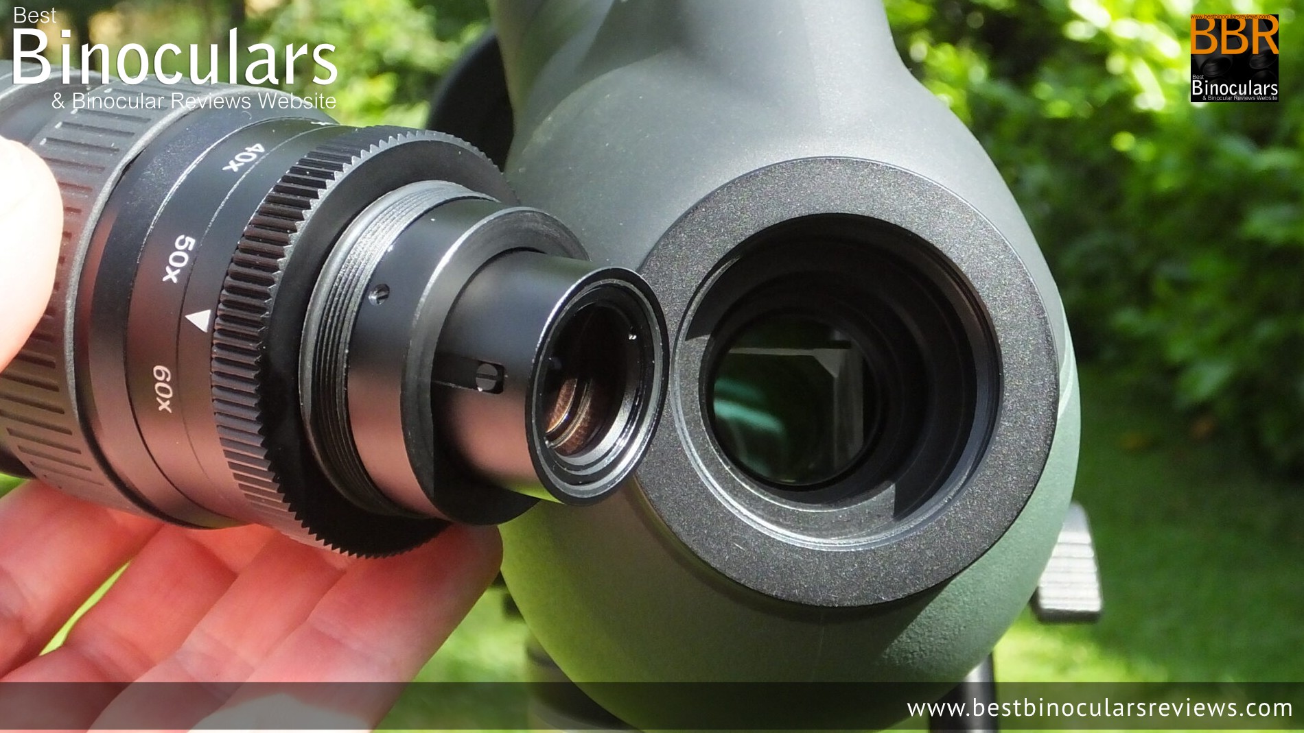 Removable 20-60x Zoom Eyepiece