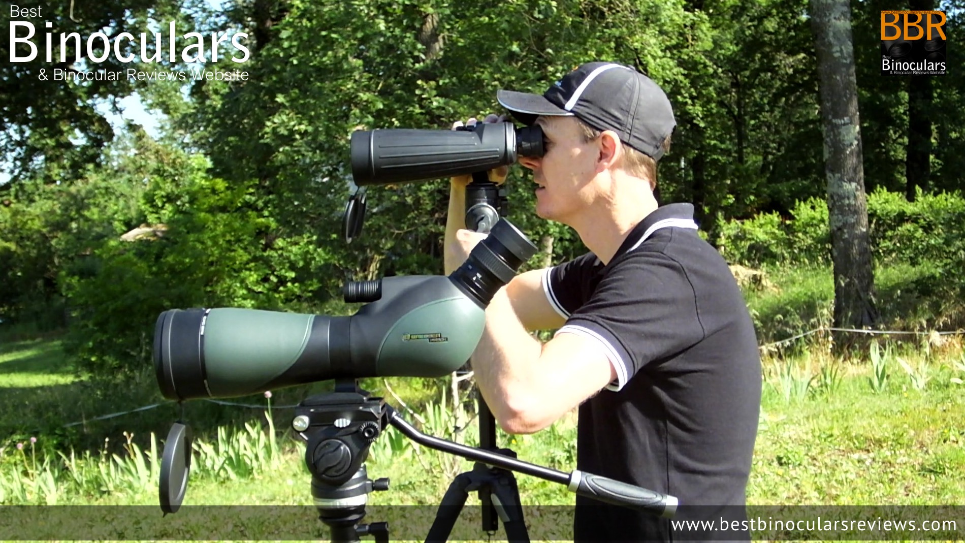 Angled vs straight through observation